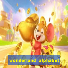 wonderland alphabet comic studio